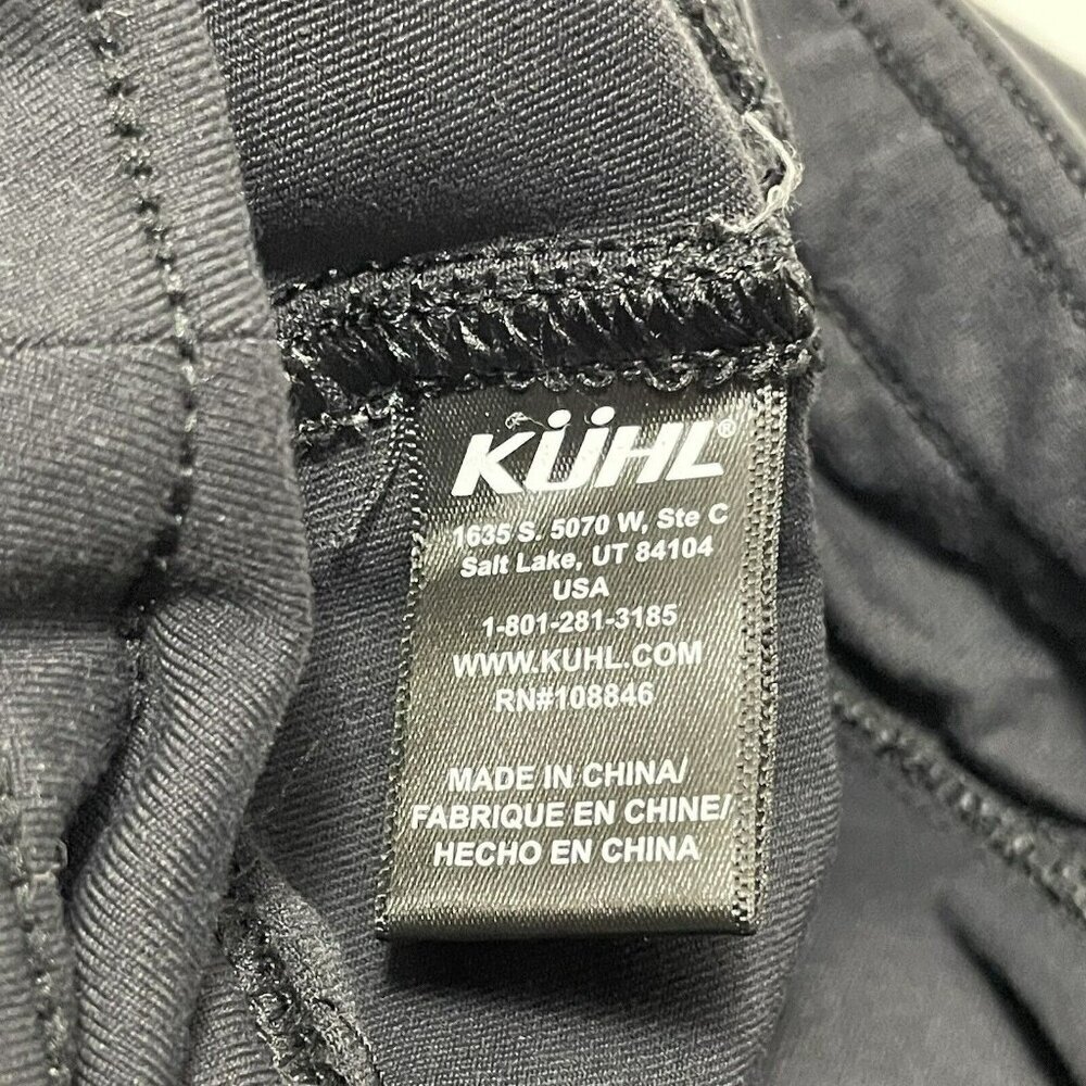 Kuhl Mova Cargo Pants Hiking Yoga Straight Women Size 6 Short Black Pocket Tie - Picture 11 of 12
